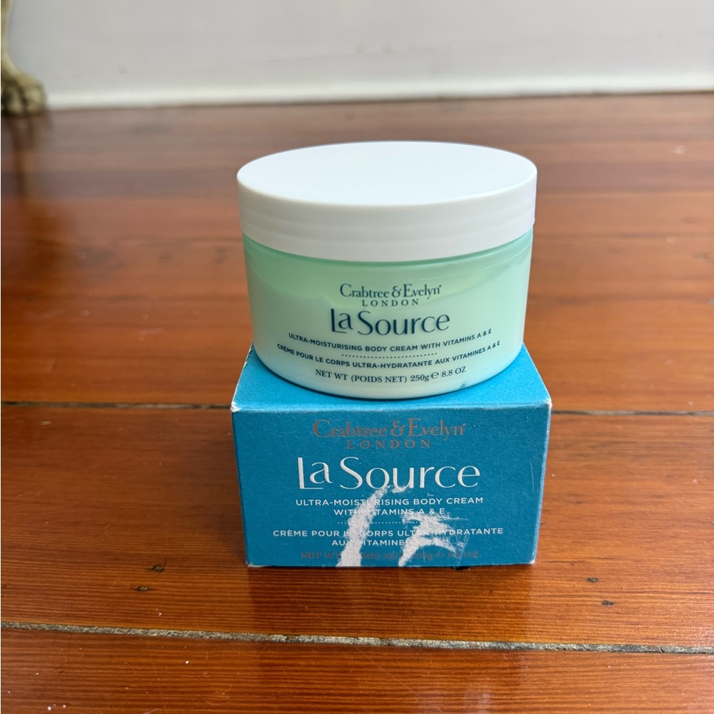 NIB Crabtree & Evelyn La Source Ultra-Moisturising Body Cream 8.8oz Retired  💛🍄